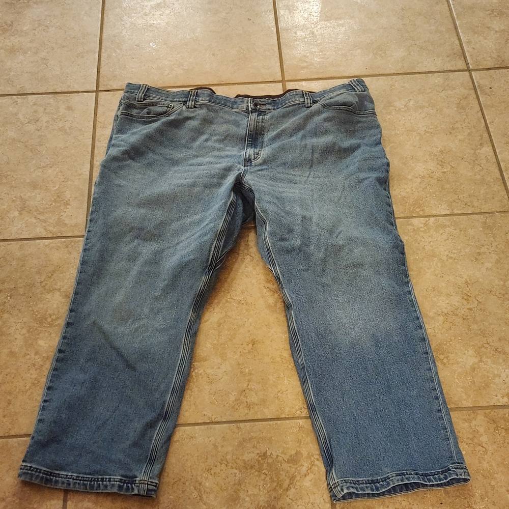 Duluth Trading Co Men’s 48x30 Relaxed Fit Blue Jeans Armachillo Denim Work Pants